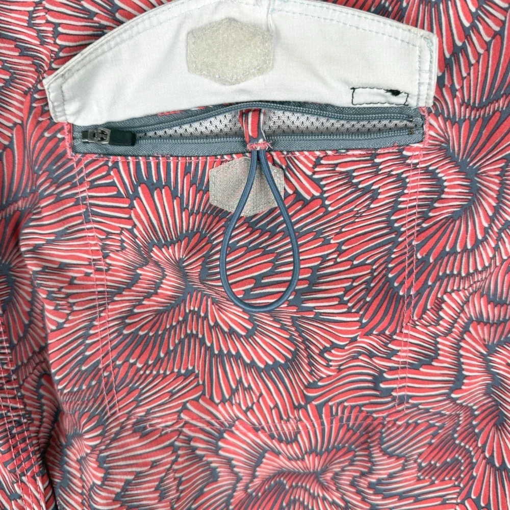 RVCA Board Shorts Mens 32 Red Artist Network Program Trent Whitehead Trippy